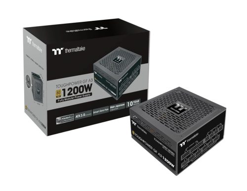 Thermaltake Toughpower GF A3 1200W | PC-ATX 3,0 Power Supply | PCIe Gen 5,0 | 80-Plus Gold | Fully Modular | Quiet 140 Fan | EU Certified