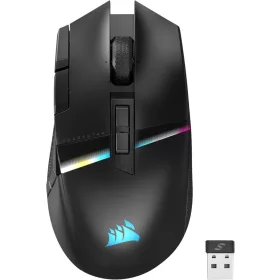   CORSAIR DARKSTAR RGB Wireless MMO Gaming Mouse - 26,000 DPI - 15 Programmable Buttons - Up to 80 Hours Battery Life - iCUE Compatible - PC, PS5, PS4, Xbox - Black