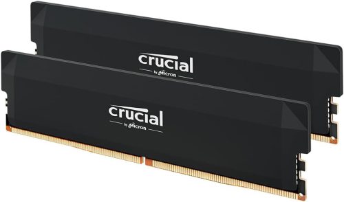 Crucial Pro CP2K16G60C36U5B DDR5 RAM Kit (2x16GB) 6000MHz CL36, Overclocking Gaming, Intel XMP 3,0 / AMD EXPO, PC Computer Memory Module 32GB DDR5, Black