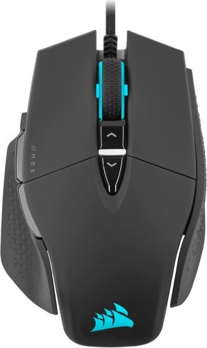 CORSAIR M65 RGB Ultra Wired Tunable FPS Gaming Mouse - 26,000 DPI - Optical Switch - Weight System - AXON Hyper-Processing Technology - iCUE Compatible - PC, Mac, PS5, PS4, Xbox - Black