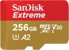 SanDisk Extreme microSDXC 256GB UHS-I/U3/A2/CL10 (SDSQXAV-256G-GN6MA)