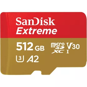   SanDisk Extreme microSDXC 512GB UHS-I/U3/A2/CL10 (SDSQXAV-512G-GN6MA)
