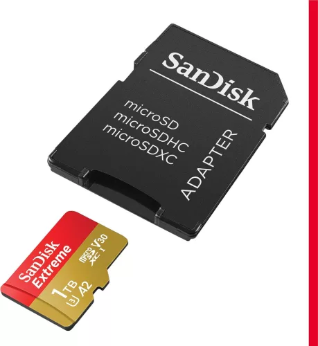 SanDisk Extreme microSDXC 1TB UHS-I/U3/A2/CL10 (SDSQXAV-1T00-GN6MA)