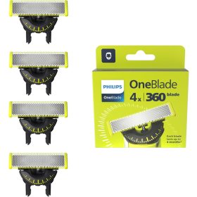   Philips OneBlade Original 360 pengék Minden OneBlade és Pro modellhez illeszkednek Eredeti Philips 4 darabos csomag (modell: QP440/50)