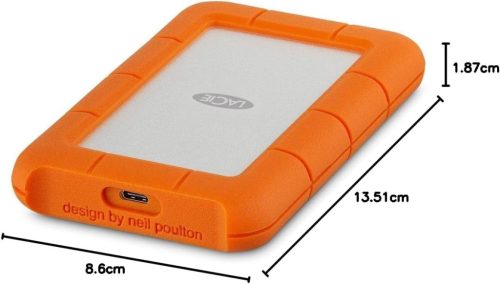 LaCie Rugged Mini 5 TB External Portable Hard Drive (STFR5000800)