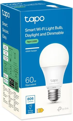 Tapo TP-Link L520E Smart WiFi Light Bulb E27