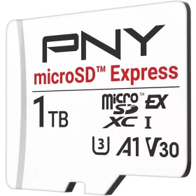   PNY microSD Express memóriakártya microSDXC UHS-I U3 V30 A1 1TB, akár 890/850 MB/s olvasási/írási sebességgel