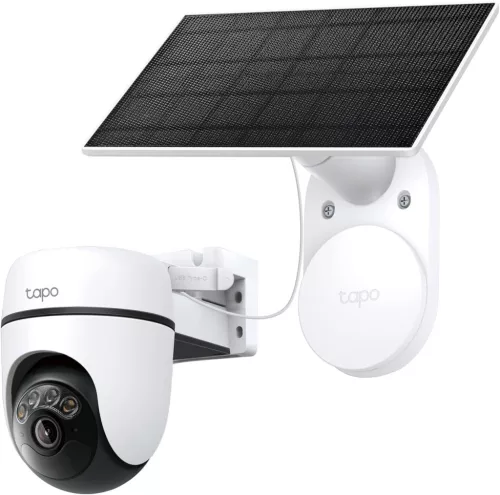 TP-LINK TAPO C630 KIT 360°-os napelemes megfigyelőkamera kültéri akkumulátorral | 3K 5MP | Ingyenes AI-érzékelés | Színes és IR éjjellátó | 24/7 felvétel | 2-utas hang | Helyi MicroSD és Felhőkártya