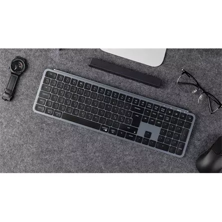 Keychron B6 Pro Bluetooth / vezeték nélküli magyar Scissor Switch mechanikus billentyűzet fekete-szürke