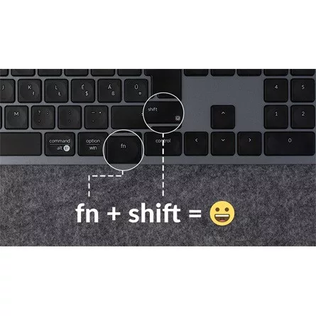 Keychron B6 Pro Bluetooth / vezeték nélküli magyar Scissor Switch mechanikus billentyűzet fekete-szürke