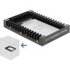 Delock 2,5" -> 3,5" 1db SATA3 beépítő keret fekete