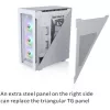 Thermaltake Divider 500 TG Snow ARGB táp nélküli ablakos MT Mini Tower számítógépház fehér