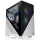 Thermaltake Divider 170 TG Snow táp nélküli ablakos MT Mini Tower számítógépház fehér-fekete