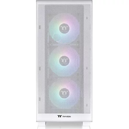 Thermaltake S250 TG ARGB Snow táp nélküli ablakos Mid Tower számítógépház fehér