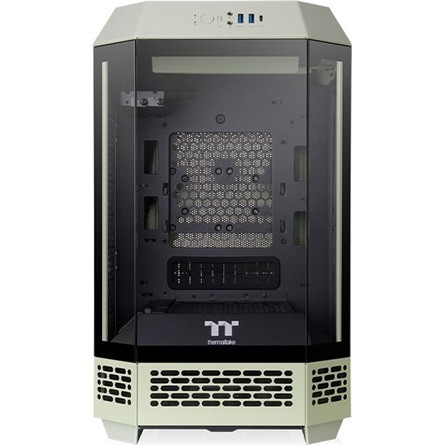 Thermaltake The Tower 250 Matcha Green táp nélküli ablakos Mini-ITX számítógépház zöld