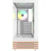 Thermaltake View 270 Plus WS ARGB Snow táp nélküli ablakos Mid Tower számítógépház fehér