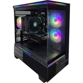 JTC Ryzen 5 9600X Mid Tower gamer számítógép fekete