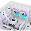 Thermaltake TH240 V2 Ultra EX ARGB Snow Edition processzor vízhűtő fehér