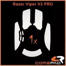   Corepad Mouse Rubber Sticker #753 - Razer Viper V2 PRO Wireless gaming Soft Grips fehér