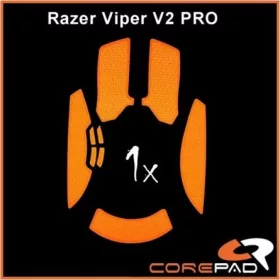   Corepad Mouse Rubber Sticker #754 - Razer Viper V2 PRO Wireless gaming Soft Grips narancssárga