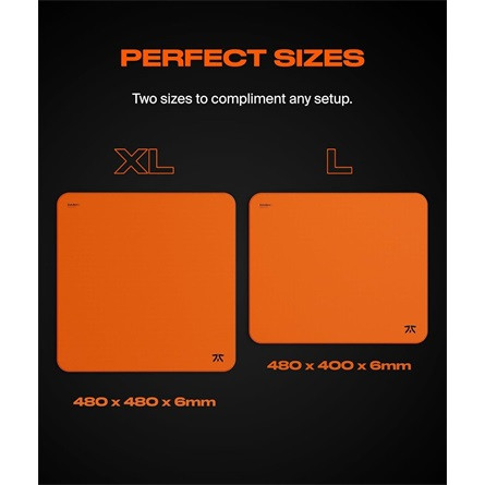 Fnatic Gear DASH2 MAX L gaming egérpad narancssárga