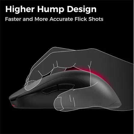 Zowie ZA13-DW 4K optikai USB / vezeték nélküli gaming egér fekete