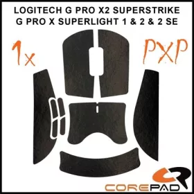   Corepad Logitech G PRO X SUPERLIGHT 1/2/2SE/X2 SS PXP Grips fekete