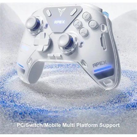 Flydigi Apex 4 Bluetooth / USB / vezeték nélküli gamepad játékvezérlő fehér