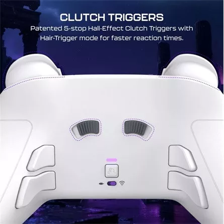 Turtle Beach Victrix Pro BFG Reloaded PS vezeték nélküli / USB-C gamepad játékvezérlő fehér