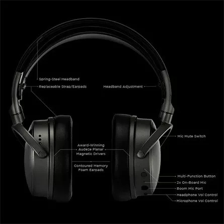 AUDEZE Maxwell Xbox gaming fejhallgató headset fekete (Bontott!)
