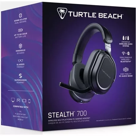 Turtle Beach Stealth 700PC Gen3 gaming fejhallgató headset fekete (Bontott!)