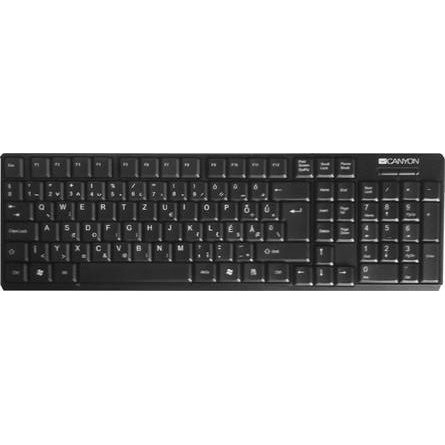 Canyon KB-50 USB magyar membrán billentyűzet fekete