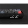 Keychron Q4 Swappable RGB Backlight Knob ISO USB gaming billentyűzet barebone kék