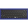Keychron Q4 Swappable RGB Backlight Knob ISO USB gaming billentyűzet barebone kék
