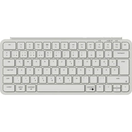 Keychron B1 Pro Bluetooth / vezeték nélküli / USB-C magyar Scissor Switch mechanikus billentyűzet fehér