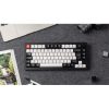Keychron Q1 HE Bluetooth /vezeték nélküli /USB magyar Gateron double-rail magnetic nebula mechanikus billentyűzet fekete