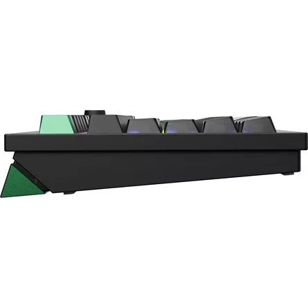 Keychron Lemokey L5 HE USB magyar gaming Lemokey Lime Magnetic mechanikus billentyűzet fekete (Bontott!)