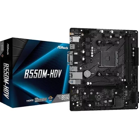 Asrock B550M-HDV desktop alaplap microATX