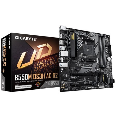 Gigabyte B550M DS3H AC R2 desktop alaplap microATX