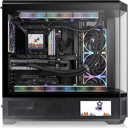 Thermaltake View 600 TG 6" LCD kijelző fekete