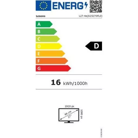 Lenovo L27-4e 27" IPS LED monitor fekete 100Hz