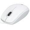 Logitech B100 USB optikai egér fehér