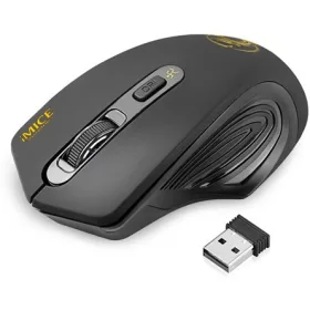 iMICE E/G-1800 optikai vezeték nélküli egér fekete