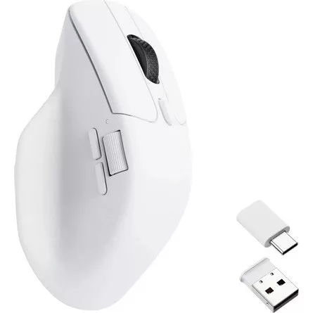 Keychron M6 optikai USB / Bluetooth / vezeték nélküli egér fehér