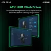 ATK Fierce X 8K optikai USB / vezeték nélküli gaming egér fehér