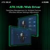ATK Fierce X 8K optikai USB / vezeték nélküli gaming egér fekete