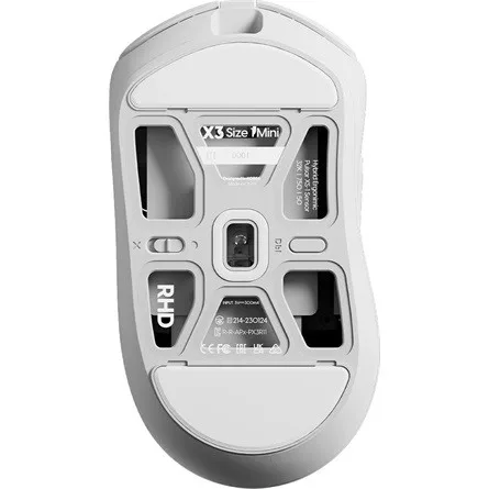 Pulsar X3 Mini optikai vezeték nélküli gaming egér fehér