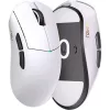 LAMZU PARO Aurora optikai vezeték nélküli gaming egér fehér + 8K adapter