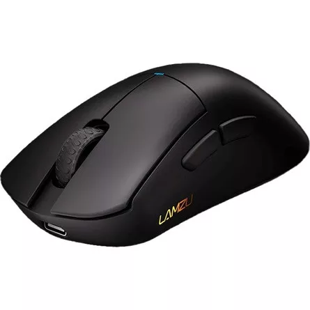 LAMZU PARO Aurora optikai vezeték nélküli gaming egér fekete + 8K adapter