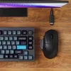 Keychron M7 8K optikai Bluetooth / vezeték nélküli egér fekete